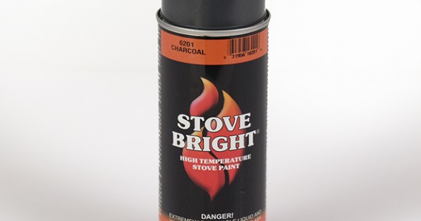 High Temperature Stove Spray Paint - Metallic Moss Green Color